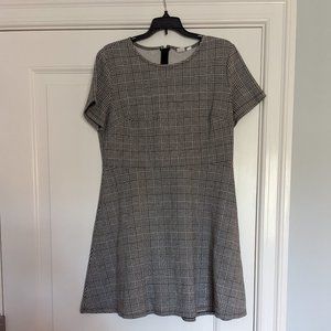 GAP Stretch Size Scotch Plaid 14 Short Sleeve Dress